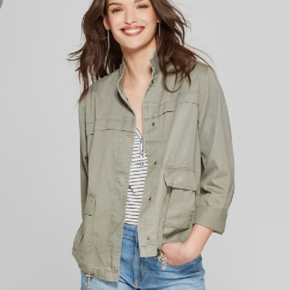Universal Thread Utility Jacket In Sage Green - image 1